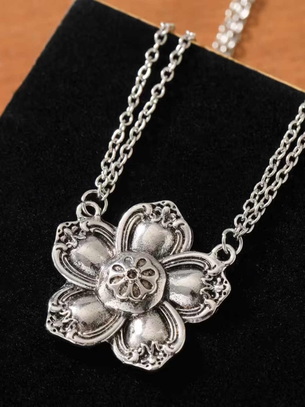 Flower - Naturally Beautiful Spoon Replica Necklace Pendant